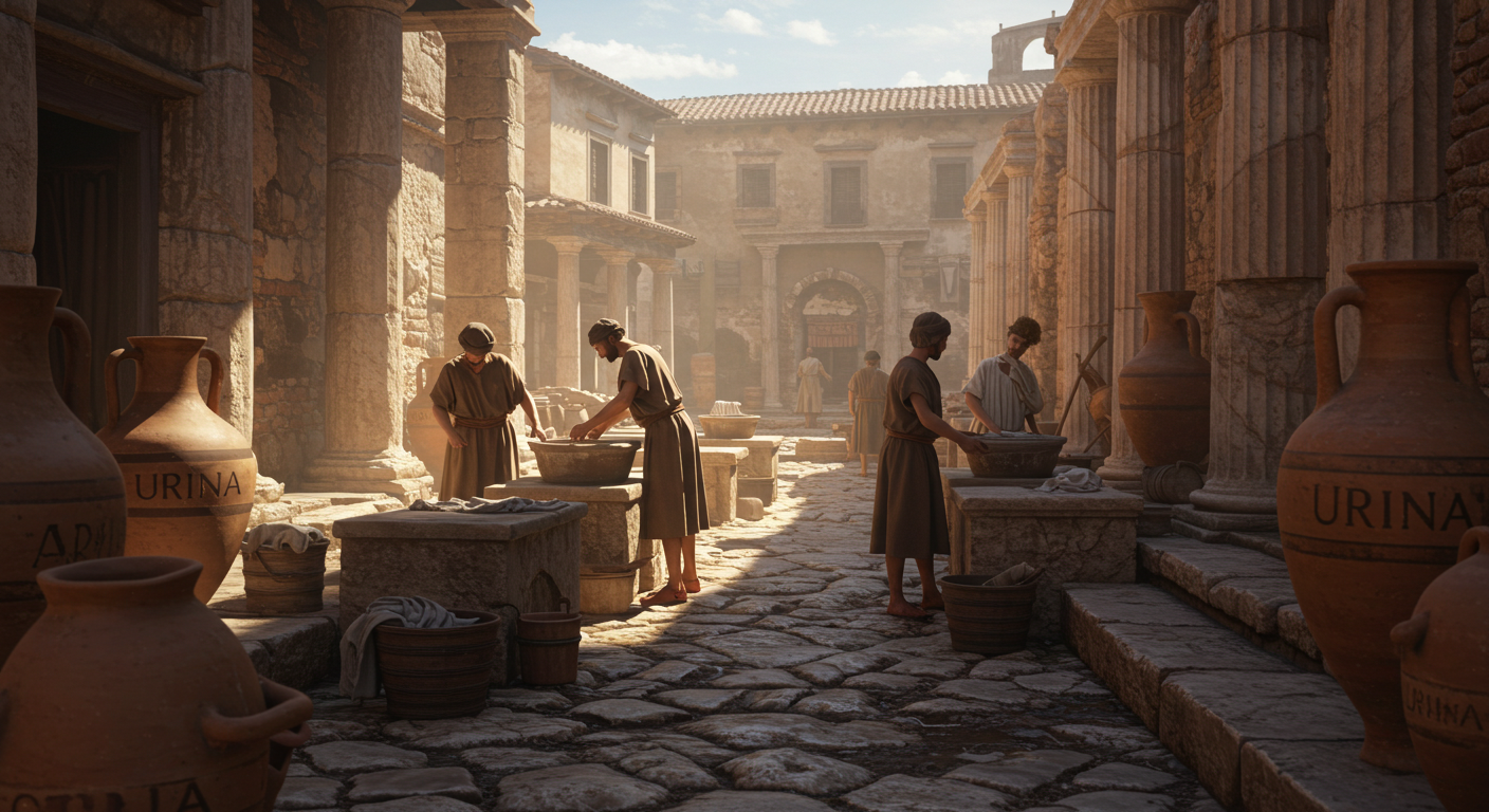 Why Ancient Romans Used Urine for Cleaning